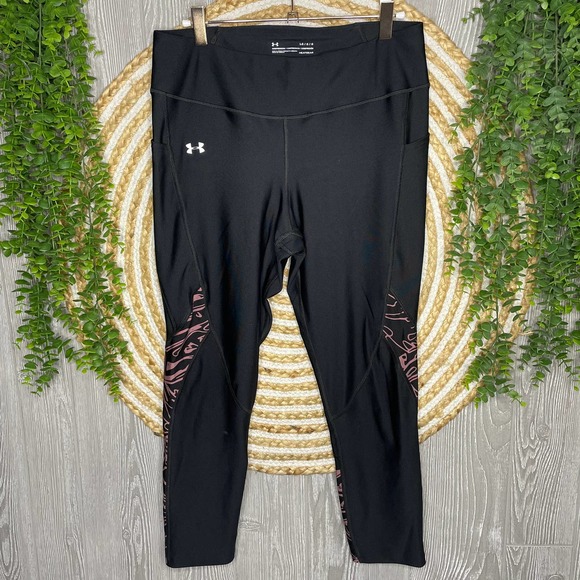 Under Armour Womens Compression Heat Gear Leggings Size Large - Picture 1 of 8